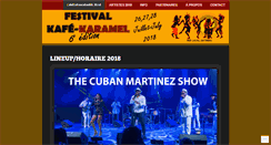 Desktop Screenshot of festivalkafekaramel.com